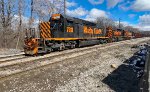 WE 7013 & Co. wait for a crew after the loads were delivered and the empties brought back.